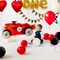 Red and Black Latex Balloons, 50Pcs 12inch Black Red White Party Balloons for Birthday,Wedding,Baby Shower,Casino Party, Race Car Party,Valentine's Day